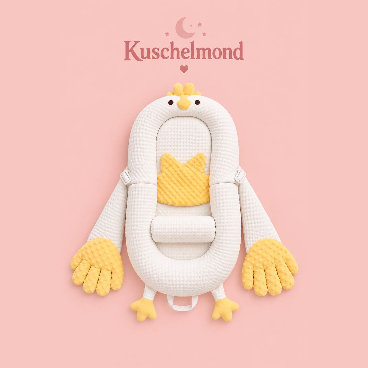 Kuschelmond Schlafhase – Baby Kuschelkissen