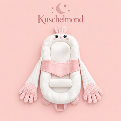 Kuschelmond Schlafhase – Baby Kuschelkissen