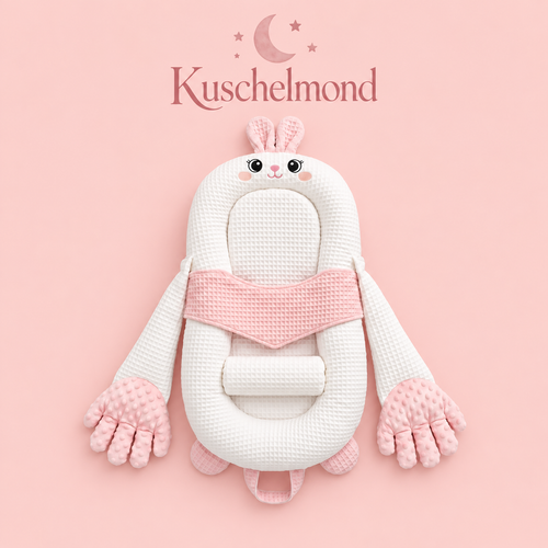 Kuschelmond Schlafhase – Baby Kuschelkissen