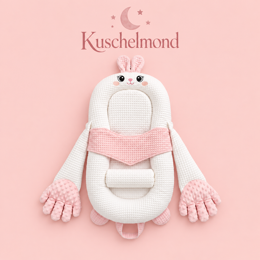 Kuschelmond Schlafhase – Baby Kuschelkissen