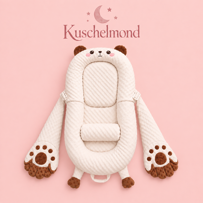 Kuschelmond Schlafhase – Baby Kuschelkissen